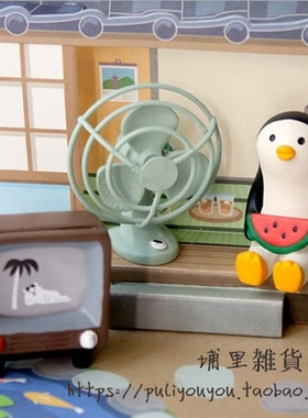 日本和风招财猫咪企鹅椅子摆件