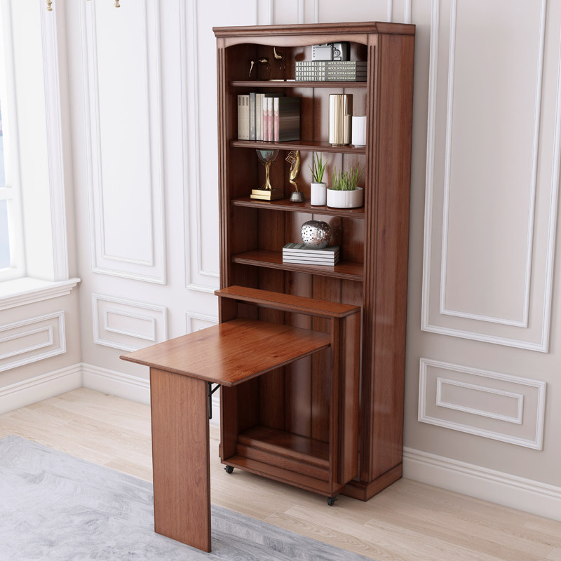 美式全实木书架自由组合无门书柜置物架落地书房展示柜书橱陈列架,淘宝优惠券,粉丝福利购,淘宝优惠卷