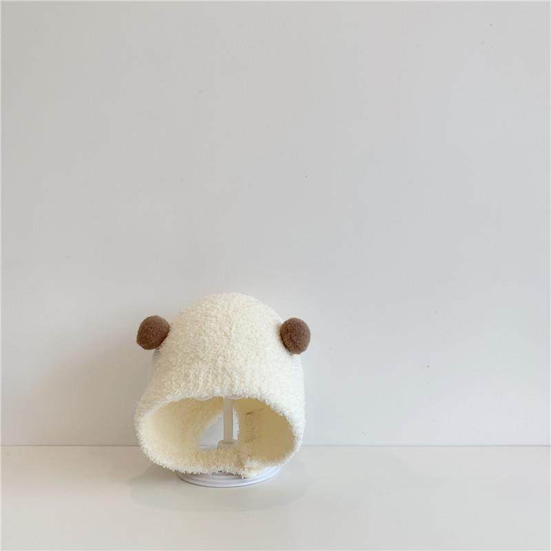 婴儿帽子秋冬季女宝宝可爱超萌女童婴幼儿童秋冬款男宝护耳毛线帽,淘宝优惠券,粉丝福利购,淘宝优惠卷