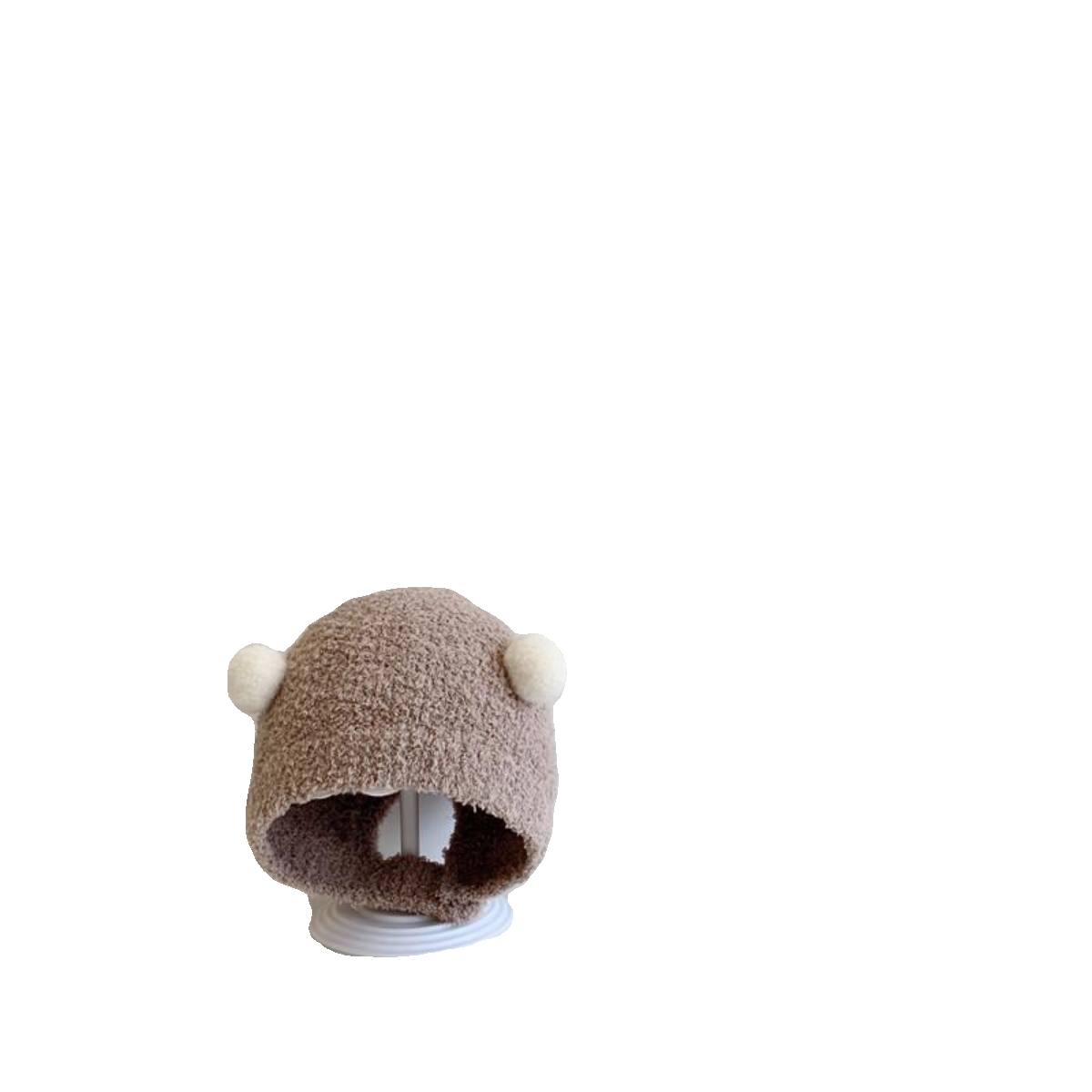 婴儿帽子秋冬季女宝宝可爱超萌女童婴幼儿童秋冬款男宝护耳毛线帽,淘宝优惠券,粉丝福利购,淘宝优惠卷