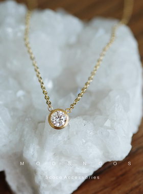 百搭钛钢镀18k饰品锁骨链包邮