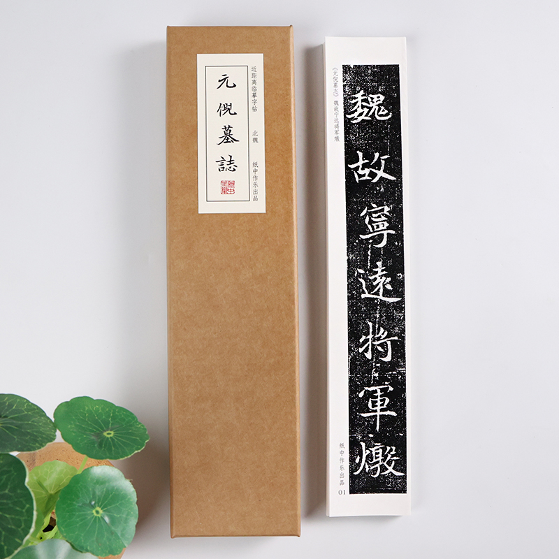 魏碑 楷书 《元倪墓志》北魏碑刻本 楷书毛笔书法字帖全集临摹卡片 初学者成人字卡近距离临摹字帖 纸中作乐 - 图2