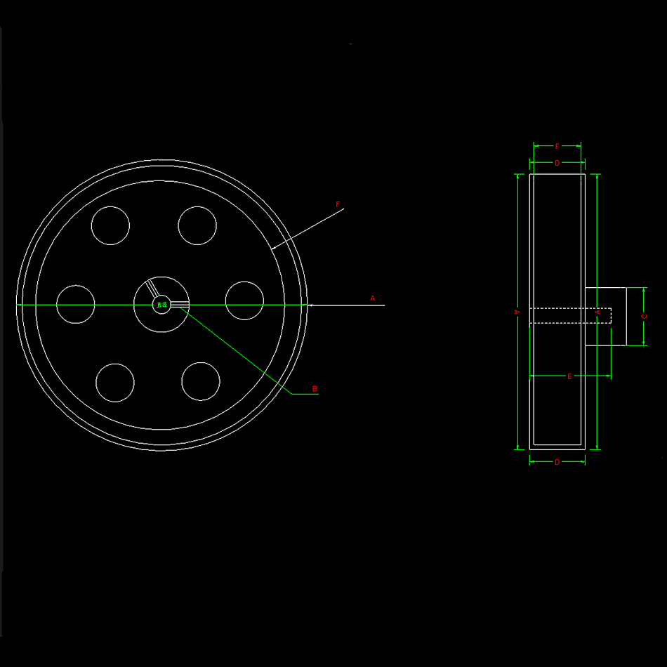 特价新编码器计米轮子 周长300 200mm 360铝合金测速包胶DIY 车轮,淘宝优惠券,粉丝福利购,淘宝优惠卷