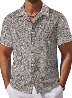 men's shirts男装 欧美加厚色织面料衬衫 翻领棉混纺男士衬衣