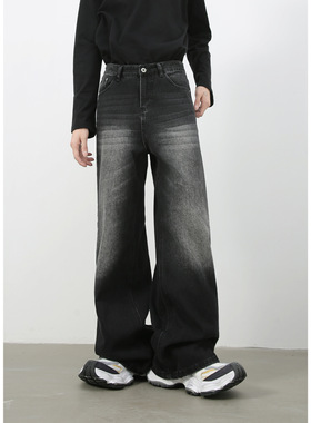 New牛仔裤男宽松Summer Men's Denim Pants Man Baggy Jeans Male