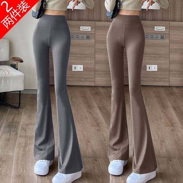 Women's flared yoga pants high waist hip lifting sports pants
