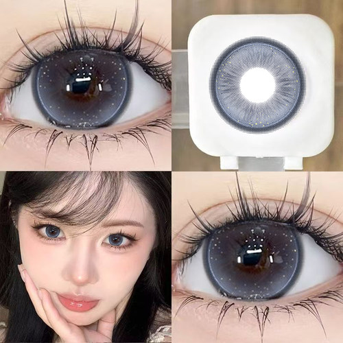 Utour新款半年抛美瞳星光铃兰黑色大直径隐形眼镜官方正品旗舰店 - 图2