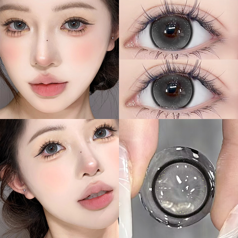 Utour日抛型美瞳小直径自然黑色10片装大小直径隐形眼镜官方正品 - 图1