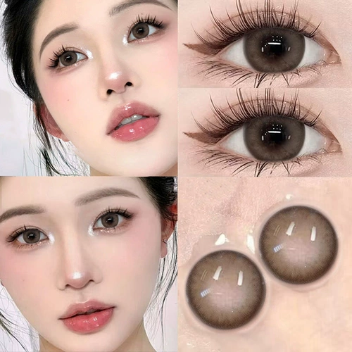 Новые контактные линзы Utour с полугодом большие диаметры коричневые контактные линзы коричневого коричневого цвета подлинный официальный веб-сайт.