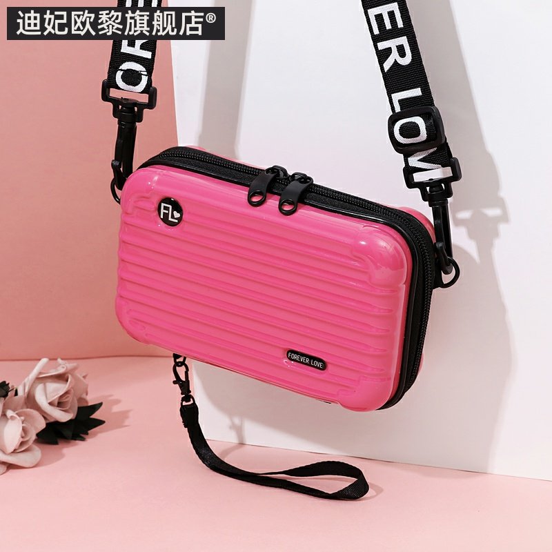 抖音小包包密码箱迷你硬壳女单肩包 迪妃欧黎女士包袋