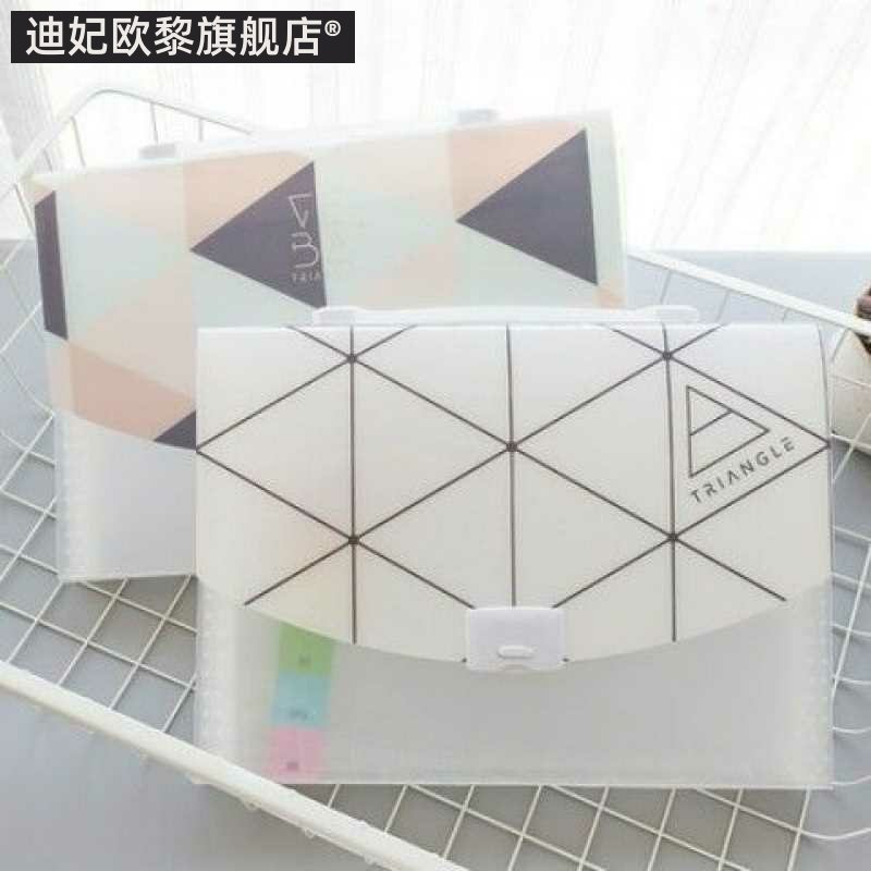 a4风琴文件夹多层卷子文件风琴包 迪妃欧黎女士包袋