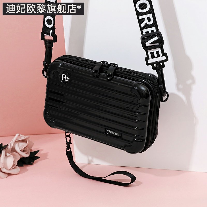 抖音小包包密码箱迷你硬壳女单肩包 迪妃欧黎女士包袋