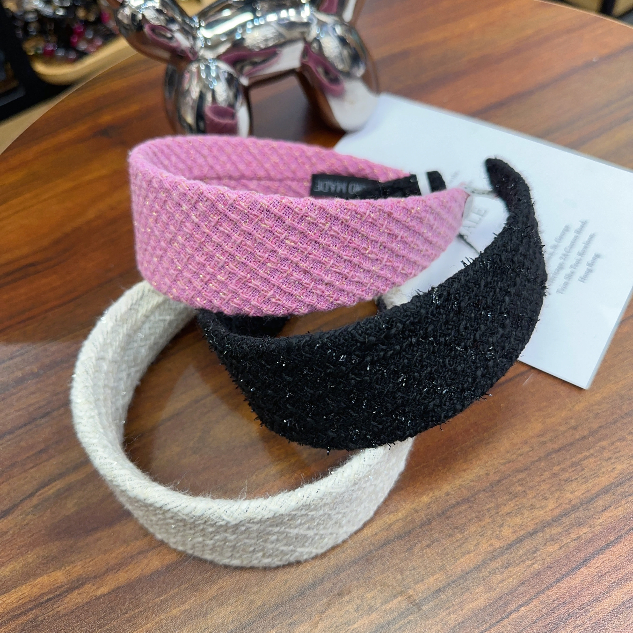 日韩简约粉色编织发箍女法式复古高颅顶压发卡宽边头箍优雅发饰,淘宝优惠券,粉丝福利购,淘宝优惠卷