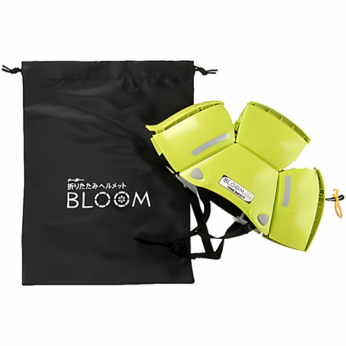 日本进口BLOOM快速折叠透气加厚工程安全帽施工地头盔高强度劳保 - 图2