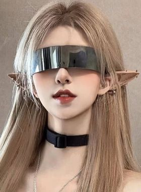 赛博朋克眼镜面罩眼罩配饰