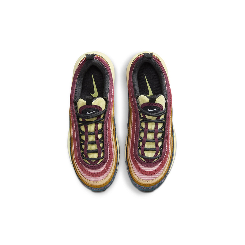 NIKE耐克女子运动鞋秋新款AIR MAX 97子弹头气垫跑步鞋FB8454-300 - 图1