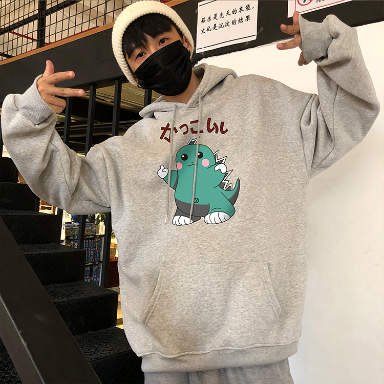 连帽卫衣男士潮ins学生潮牌上衣 潮想卫衣