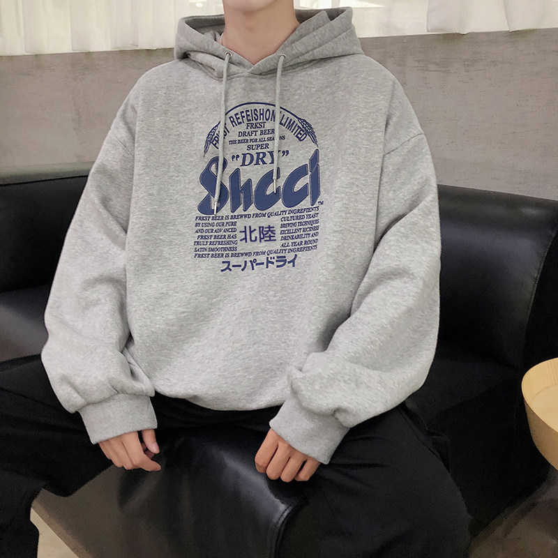 连帽卫衣男士潮ins学生潮牌上衣 潮想卫衣