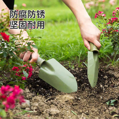沃施worth园艺家用养花种菜铲子户外挖土花铲多肉盆栽种植工具 - 图1