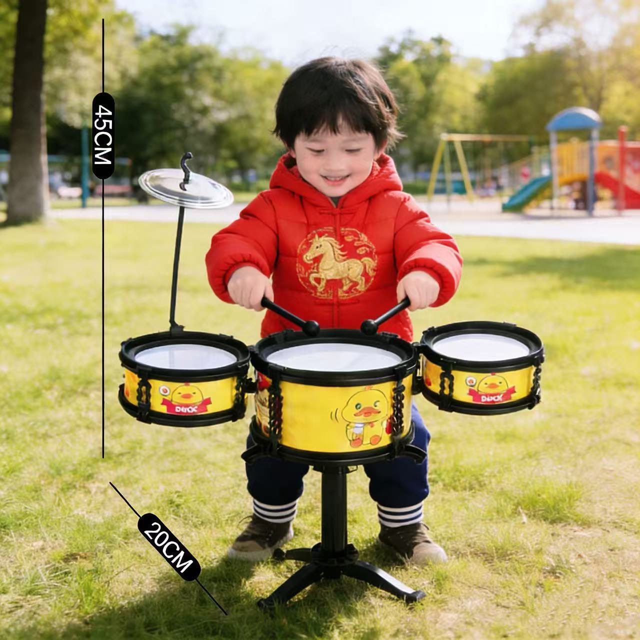 儿童架子鼓小孩益智玩具