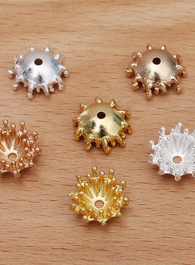 保色合金三层花托隔片手工diy