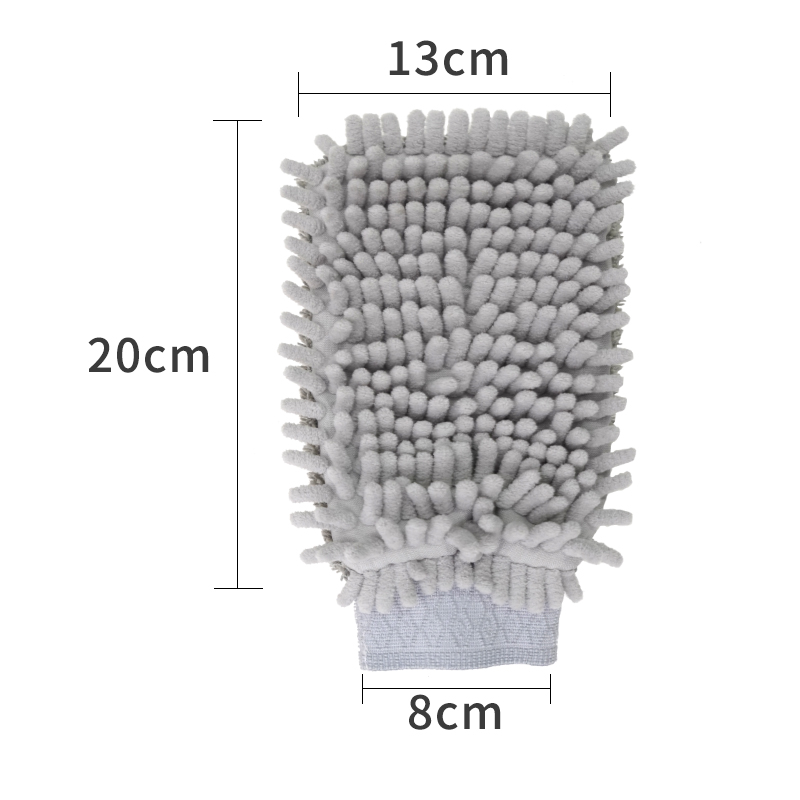 双面带抹布手套式厨房家务清洁擦洗车雪尼尔吸水不掉毛懒人搞卫生