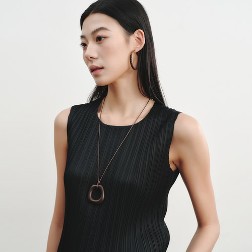 SELLYNEAR孕妇装2026新款连衣裙春夏时尚法式气质百褶孕期背心裙 - 图0