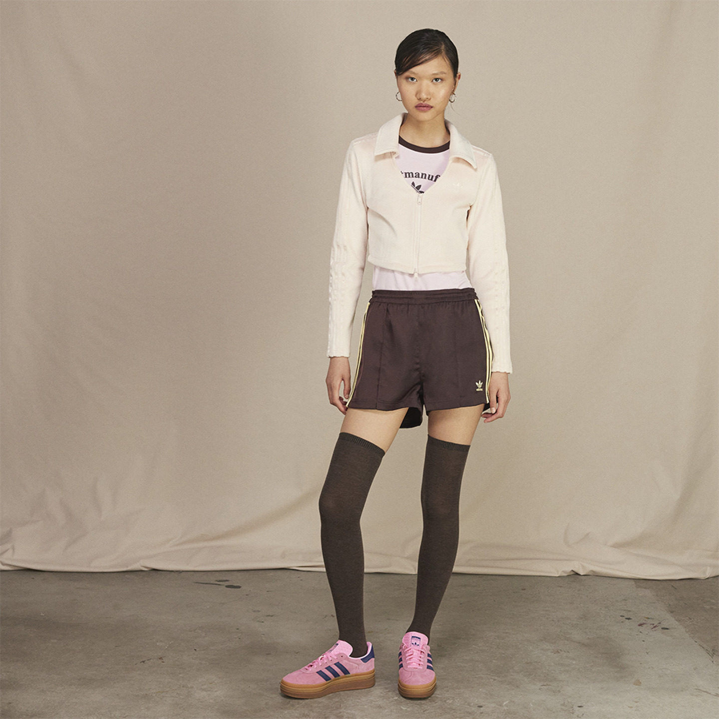 「T头鞋」GAZELLE BOLD厚底增高板鞋女子adidas阿迪达斯三叶草,淘宝优惠券,粉丝福利购,淘宝优惠卷