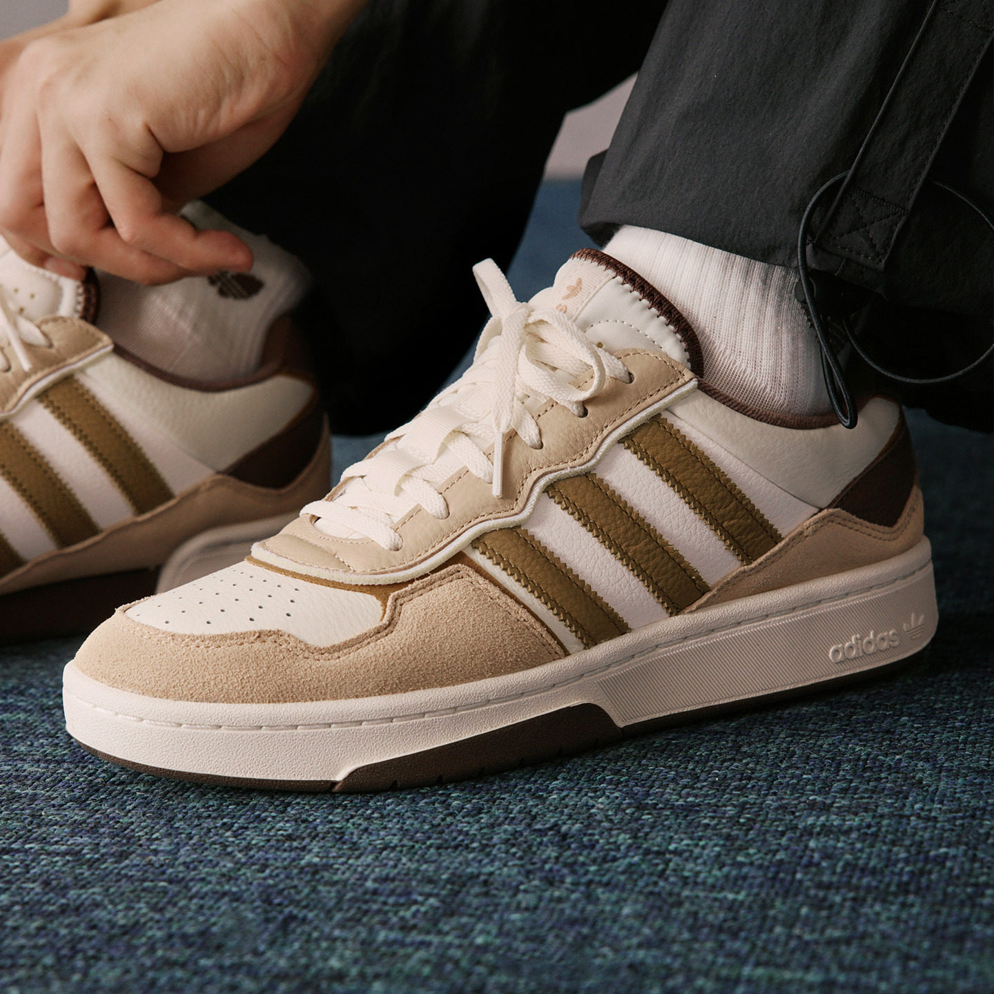 「面包鞋」COURTIC经典板鞋男女adidas阿迪达斯官方outlets三叶草,淘宝优惠券,粉丝福利购,淘宝优惠卷