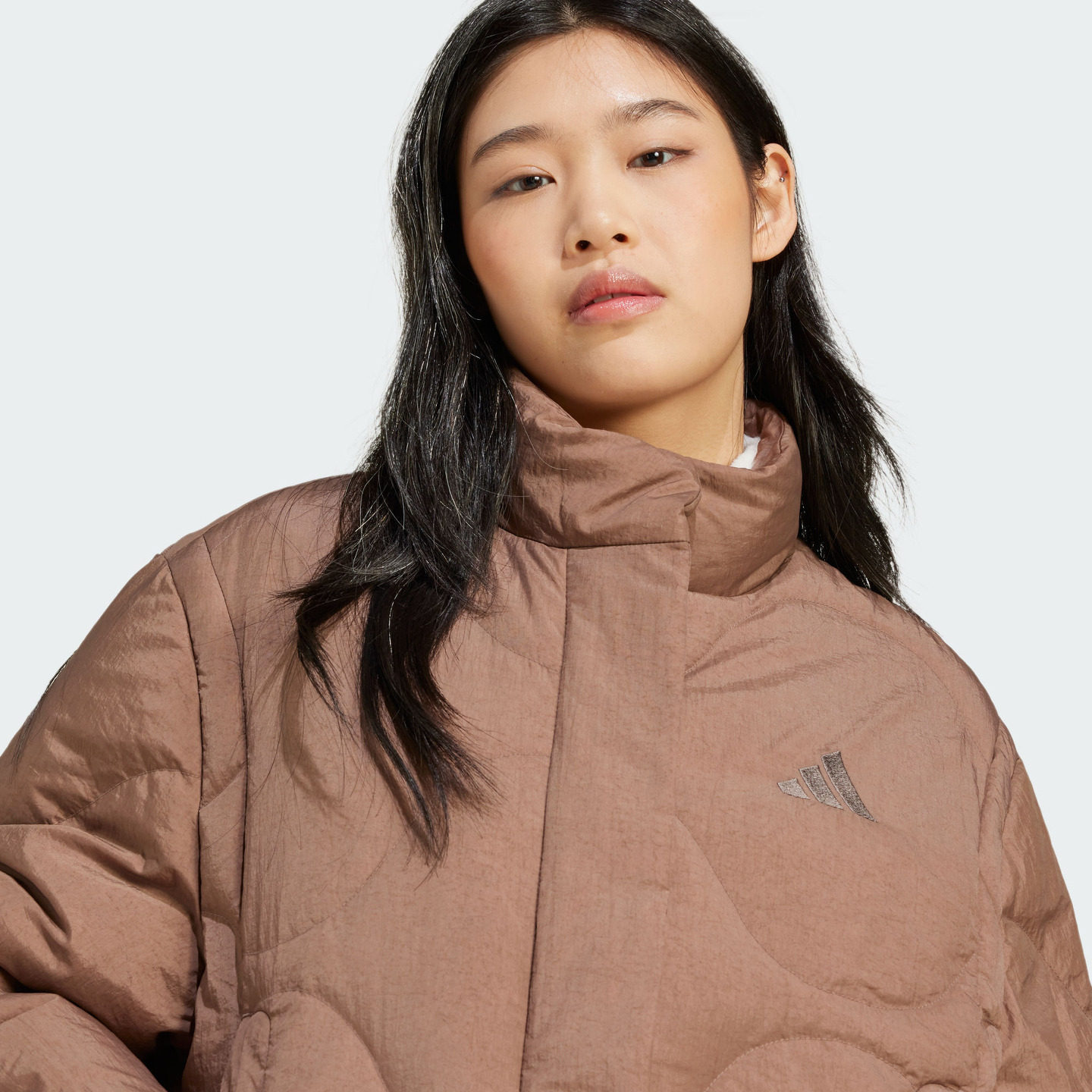 暖「芯」科技600蓬轻薄保暖鸭绒羽绒服面包服女adidas阿迪达斯