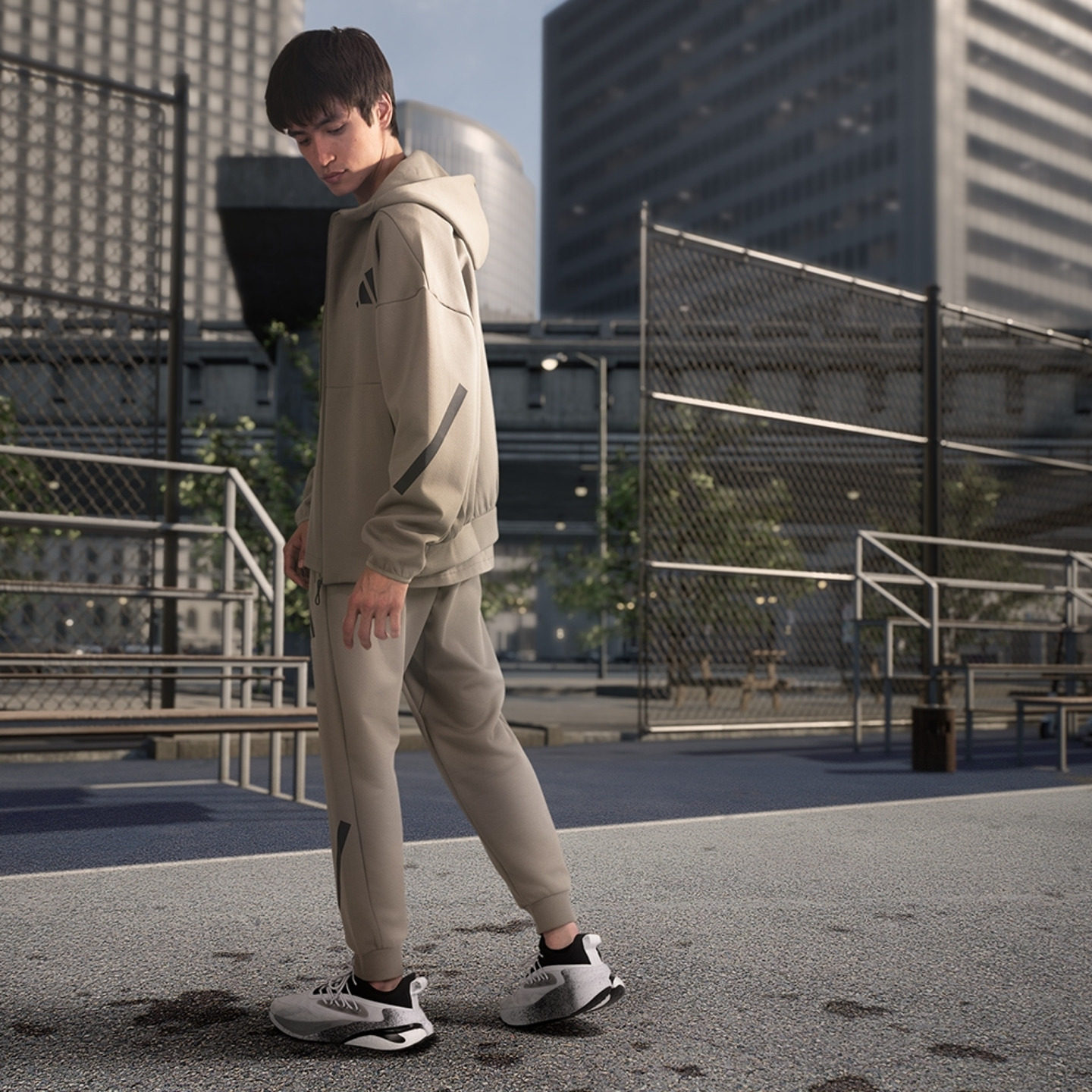 ADIDAS ZNE系列黑标制服亲肤柔软连帽外套男阿迪达斯轻运动,淘宝优惠券,粉丝福利购,淘宝优惠卷