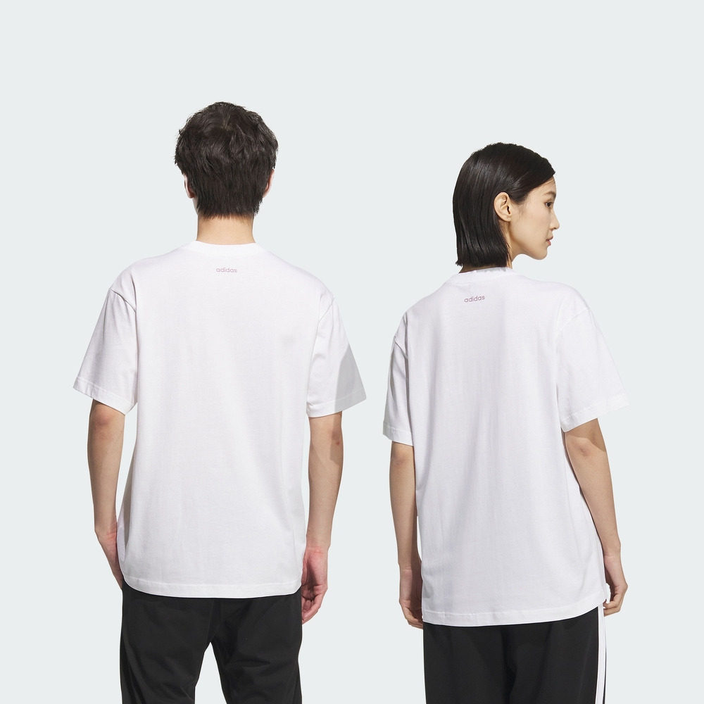 情侣款纯棉圆领短袖T恤男女夏季adidas阿迪达斯官方outlets轻运动,淘宝优惠券,粉丝福利购,淘宝优惠卷
