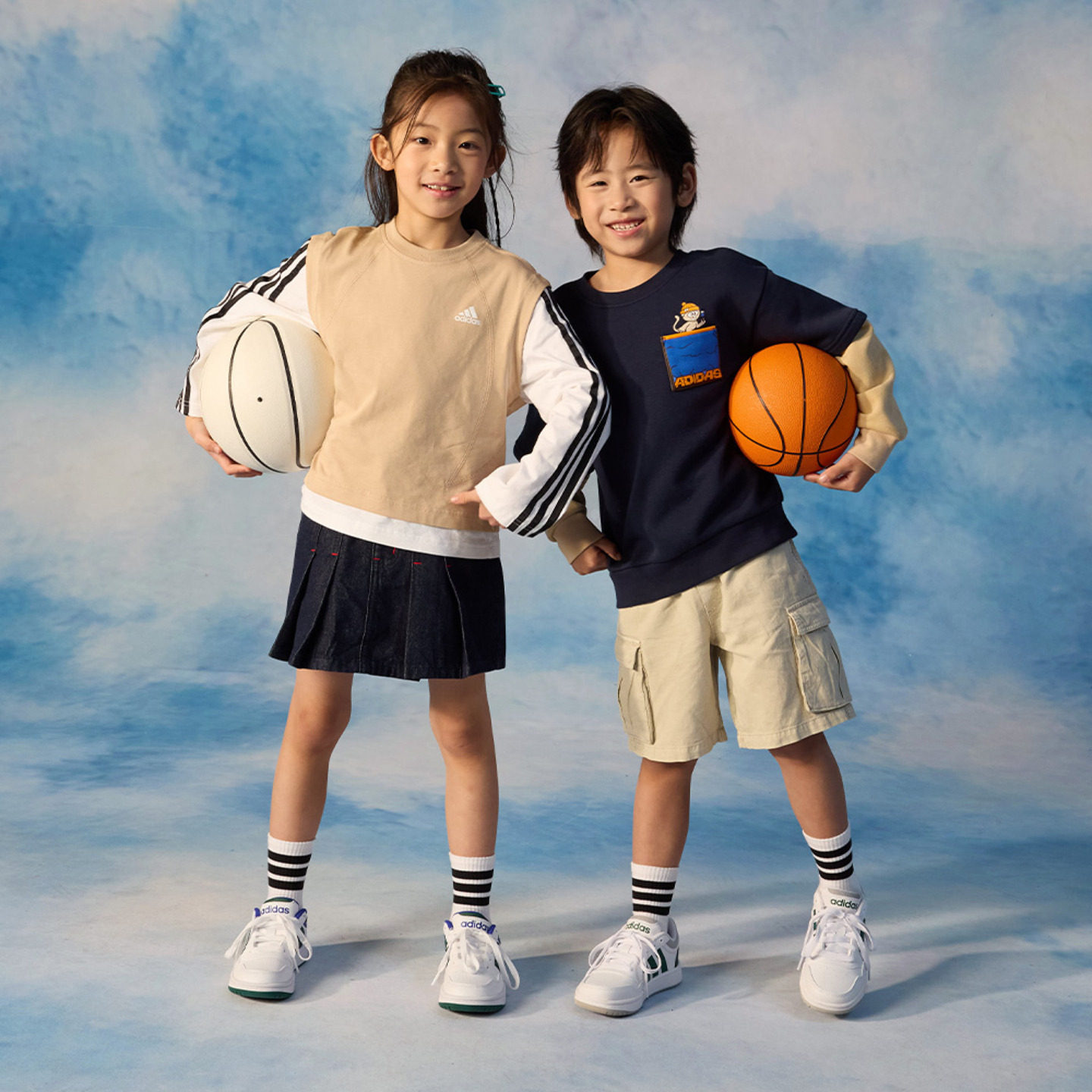 男女小童 HOOPS 3.0 K休闲篮球风板鞋adidas阿迪达斯官方outlets,淘宝优惠券,粉丝福利购,淘宝优惠卷