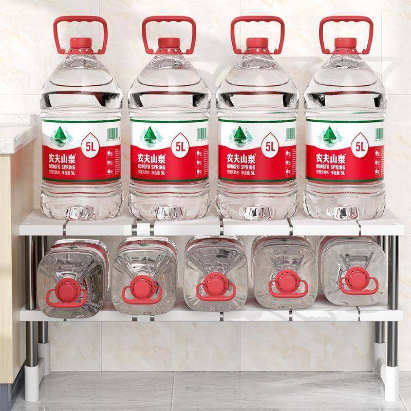 厨房可伸缩下水槽置物架橱柜内分层架厨柜储物多功能锅架收纳架子,淘宝优惠券,粉丝福利购,淘宝优惠卷