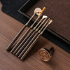 Zhuijia alloy incense seal seven-piece set portable storage