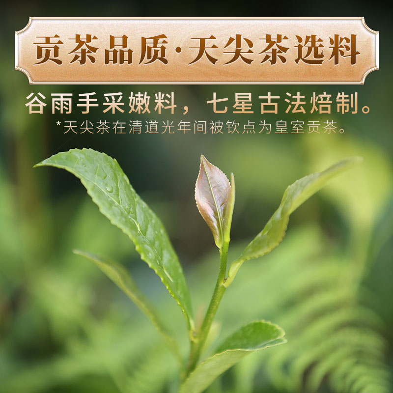 湖南安化黑茶正品白沙溪金花茯砖茶陈年茯茶正宗 2021年天茯茶1kg