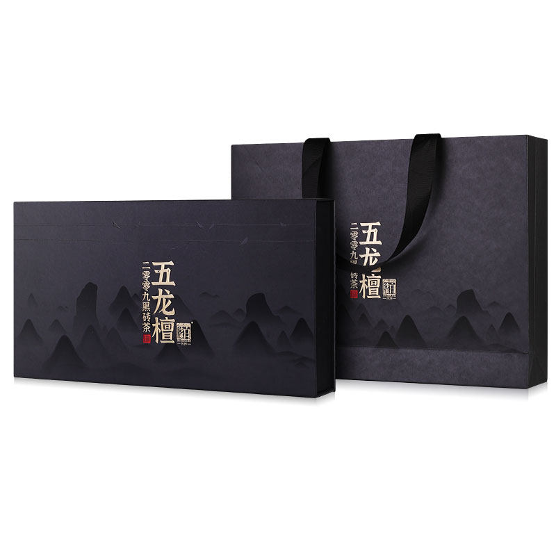 白沙溪荒山五龙檀2009年大师黑砖茶 白沙溪安化黑茶