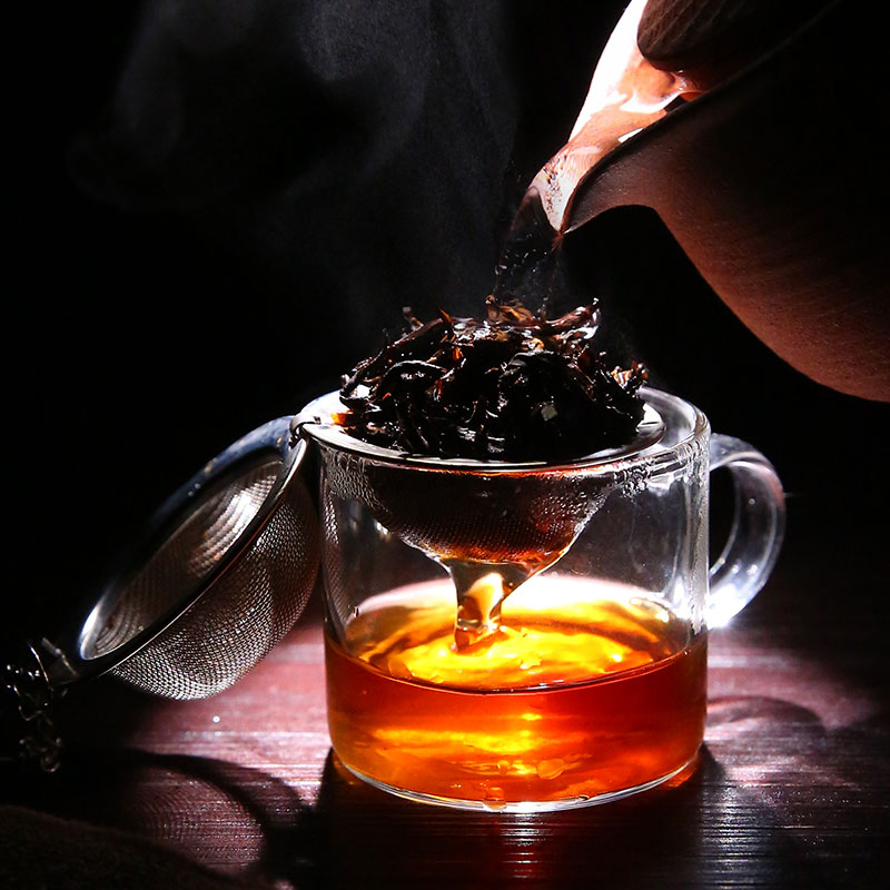 湖南安化黑茶正品白沙溪正宗特产贡茶散茶叶一级 篾篓天尖茶2kg