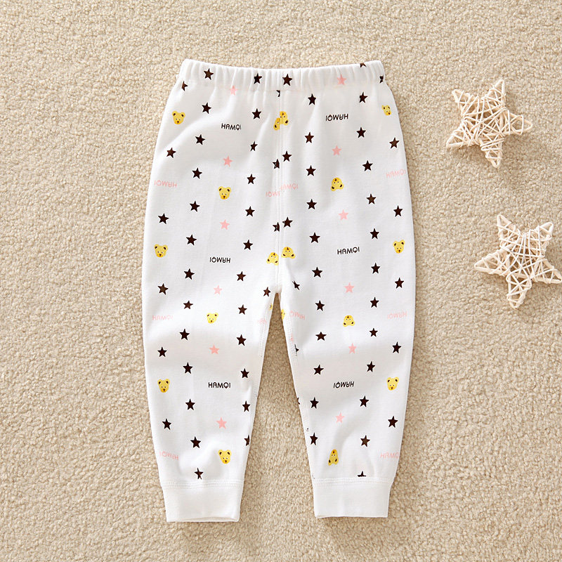 哈咪奇新生儿裤子秋冬纯棉线裤单条婴儿童睡裤男女宝宝秋裤棉毛裤,淘宝优惠券,粉丝福利购,淘宝优惠卷