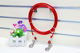 Small dog double hook lengthened anti-bite dog leash