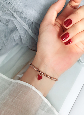 原创个性转运珠圆珠镀钛钢镀手链