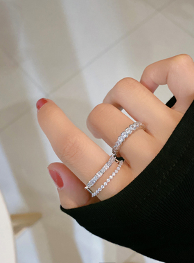 轻奢蜂巢感戒指女小众设计高级