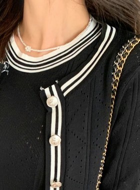 八0514韩国东大门首饰项链4229415春季别致通勤高档纯色都市正品