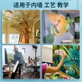 Пигментированный вместительный и большой акрил, водонепроницаемый серебряный золотой краситель, защита от солнца, не выцветает, оптовые продажи, DIY