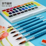 Нейлоновая акварель, гуашь, мел, пигментированный лайнер для начинающих, профессиональный художественный акрил, детская кисть для письма для взрослых, можно стирать, ручная роспись