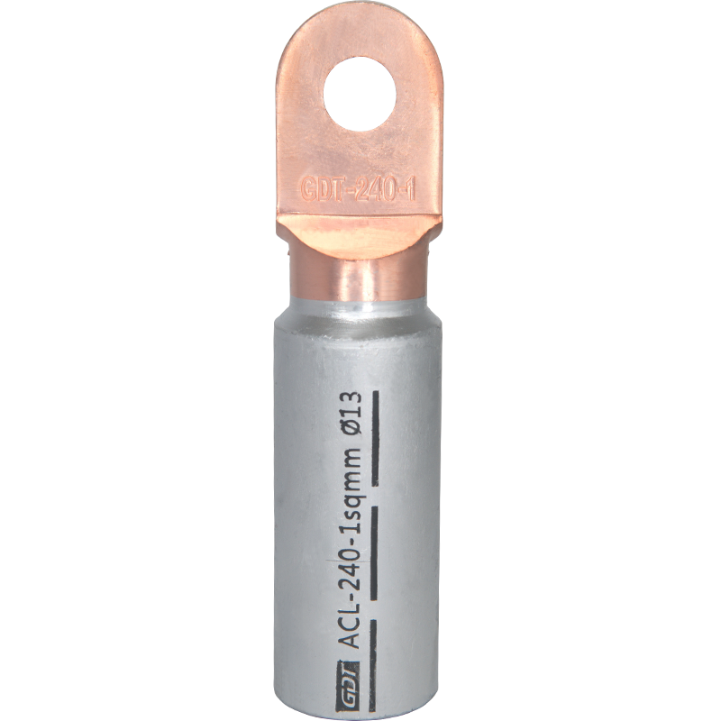 圆头铜铝鼻ACL-10/35/70/120/185/300塑壳用欧标改进型铜铝过渡鼻 - 图3