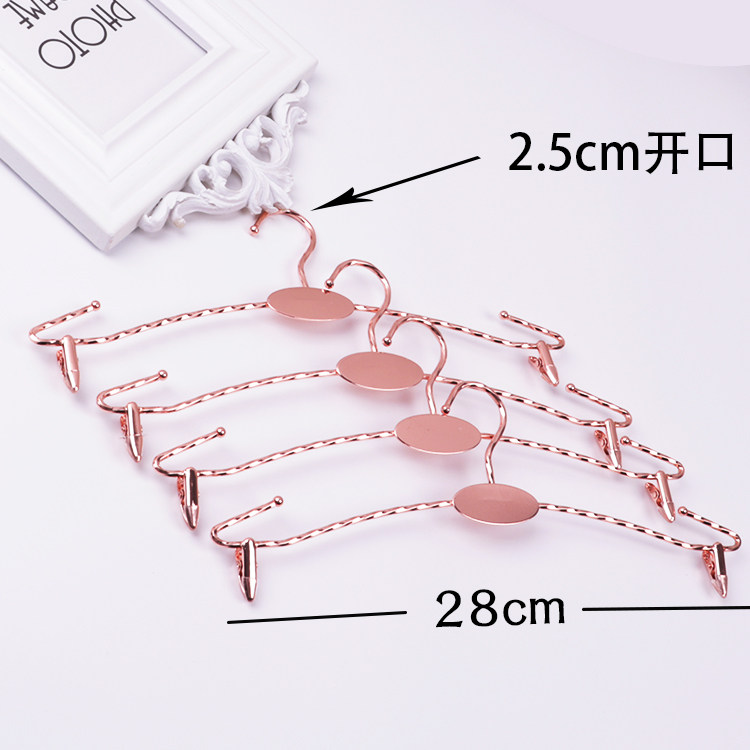 金属内衣架服装店加粗防滑女士内衣挂内裤文胸架子金色夹子包邮,淘宝优惠券,粉丝福利购,淘宝优惠卷