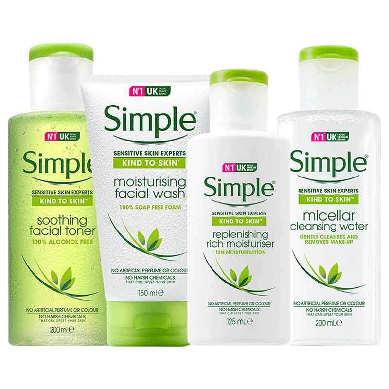  simple海外面部护理套装