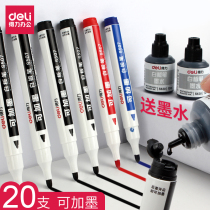 Able White Board Pen Black Water-based Erasable Children Red Blue Chalkboard Pen Office Stationery Wholesale Gink White Board Pen Color Easy-Wipe Drawing Board Pen Whiteboard Atompen Sketched White Liner Pen White Pen