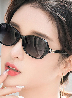 老花镜太阳镜一体防紫外线户外遮阳远近两用走路老花墨镜时尚女款